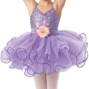 Pink Tutu Costume with Glitter